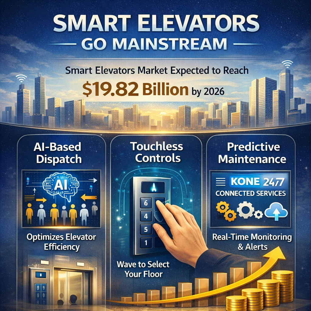 Smart Elevators Are No Longer the Future. They’re the Standard.