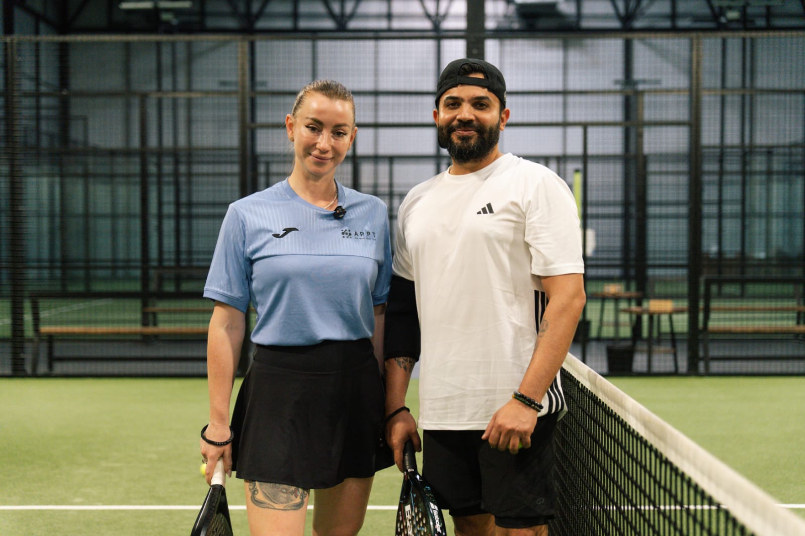 Padel tournament details graphic