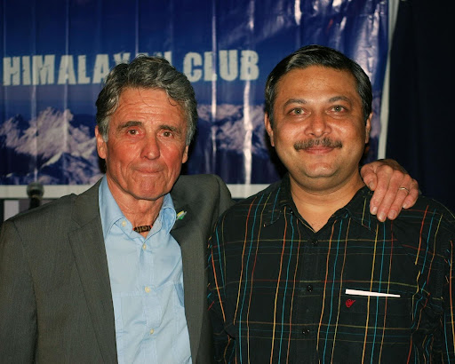 Abhijit Dandekar with Peter Habeler