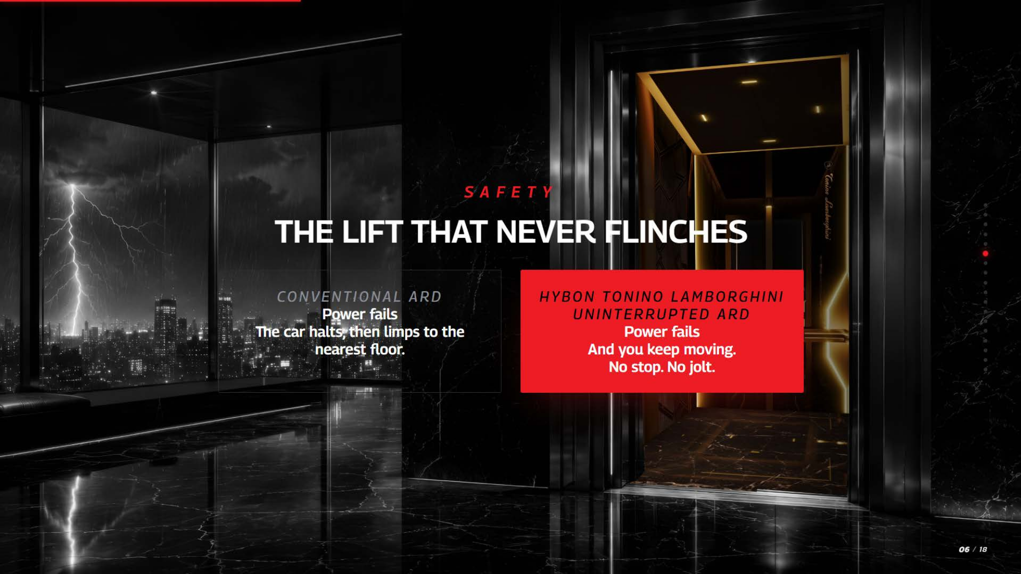The lift that never flinches