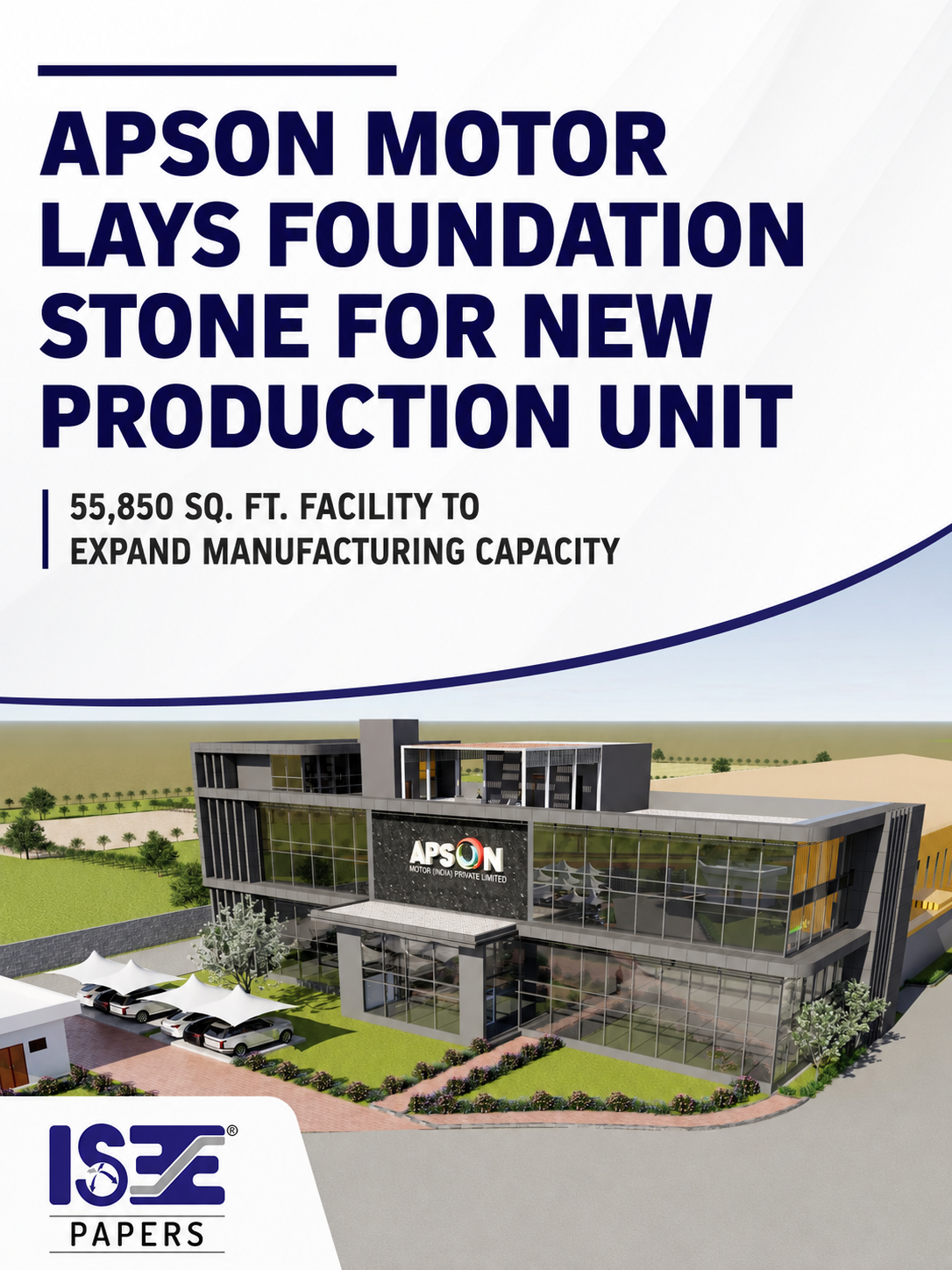 APSON Motor Lays Foundation Stone for Major Gearless Traction Machine Facility