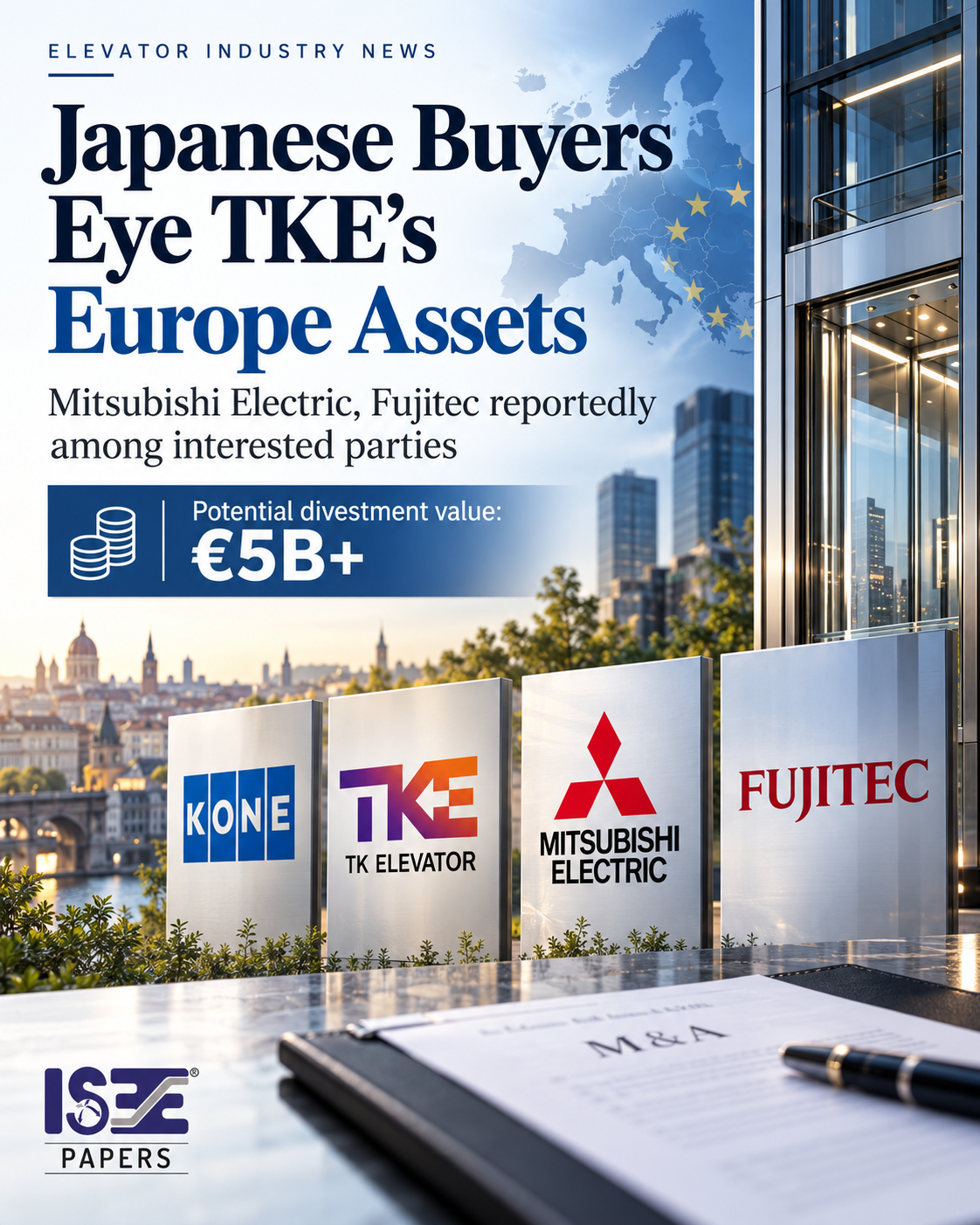 Japanese Elevator Makers Eye TK Elevator’s European Assets as KONE Navigates Antitrust Review