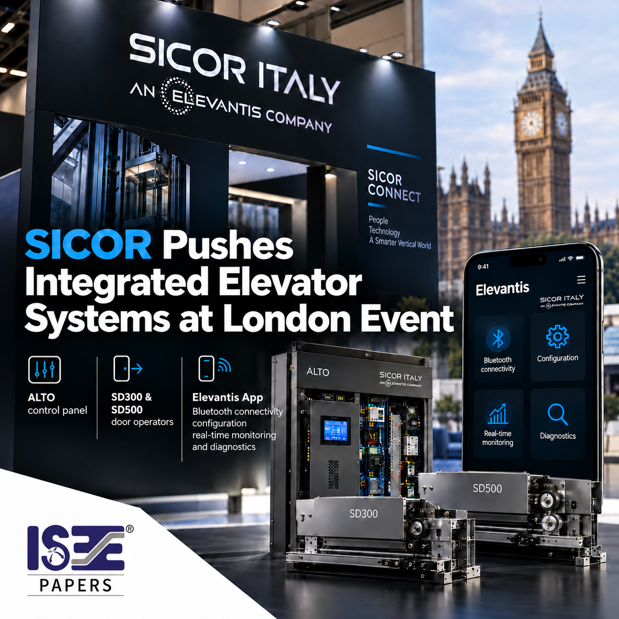 SICOR Pushes Integrated Elevator Systems at London Event